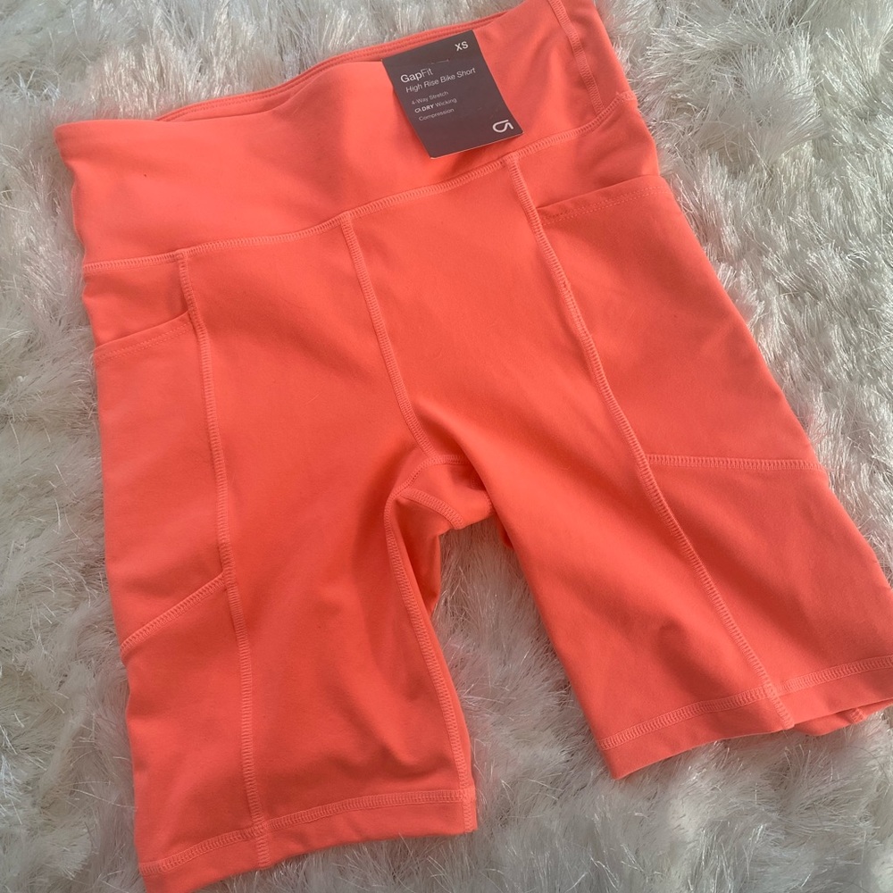 GapFit high rise bike shorts